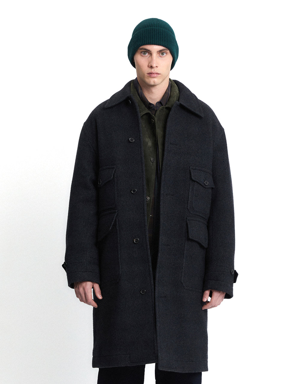 Eastlogue - Shooting Coat (Ash Black) product image 2 | TRAB K-Fashion Australia