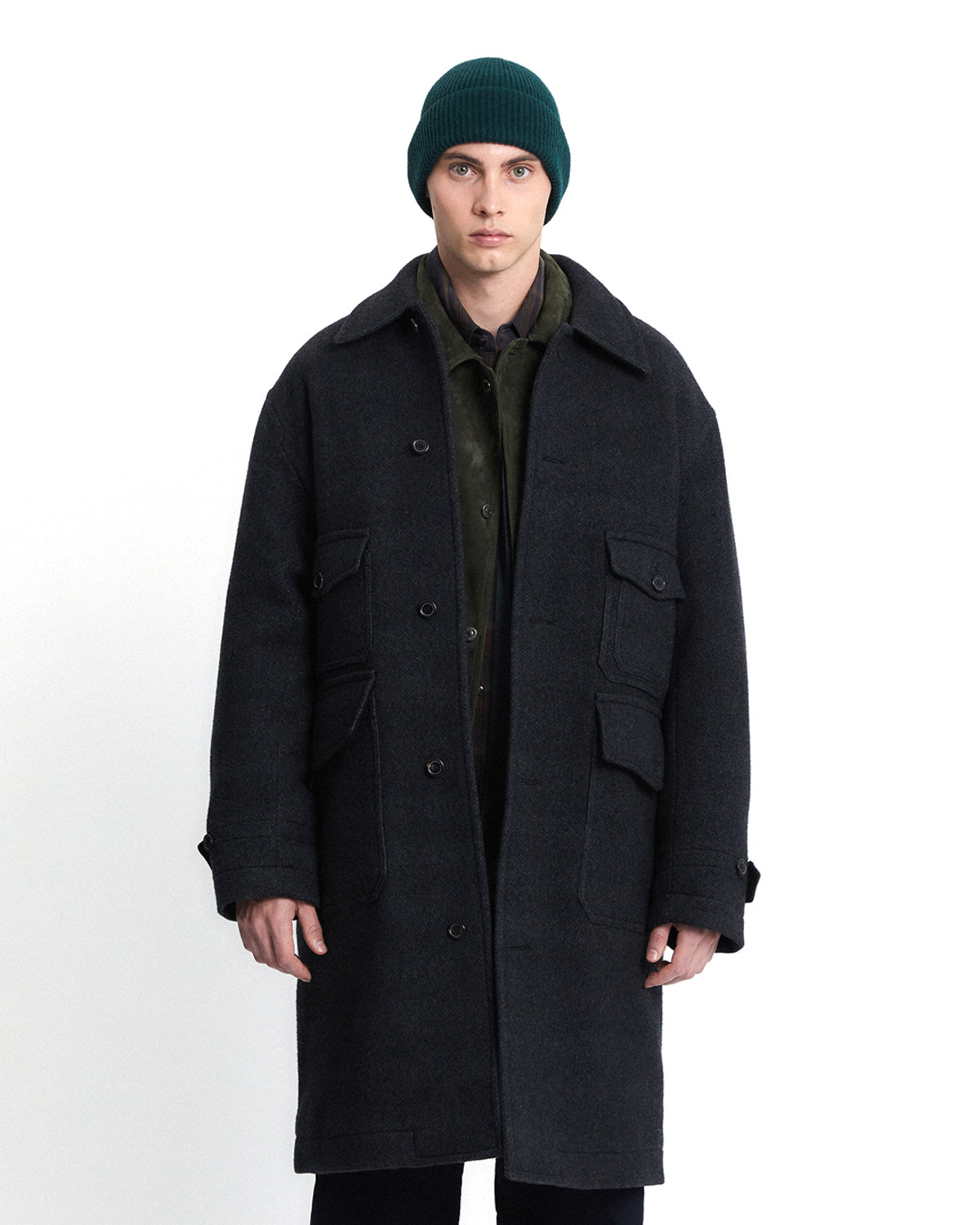 Eastlogue - Shooting Coat (Ash Black) product image 2 | TRAB K-Fashion Australia