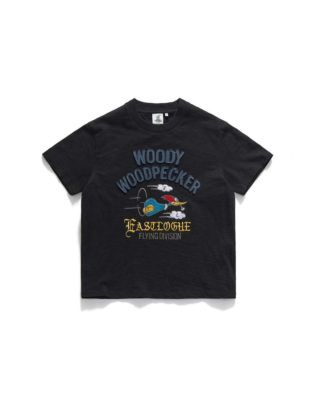 Eastlogue - Flyling Woody Applique T-shirt (Black) product image 1 | TRAB K-Fashion Australia