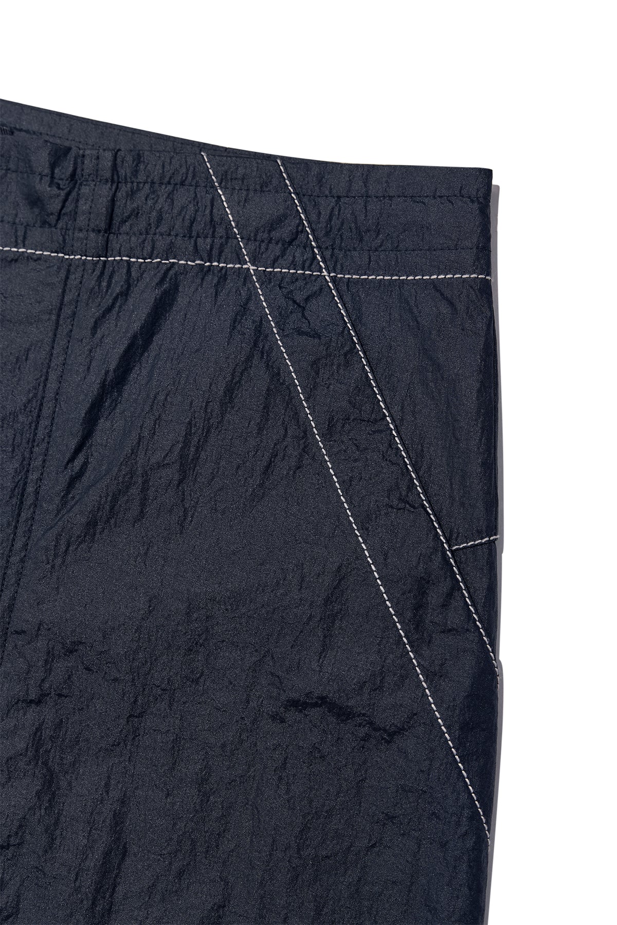 Matin Kim - Stitch Point Nylon Pants (Navy) product image 4 | TRAB K-Fashion Australia