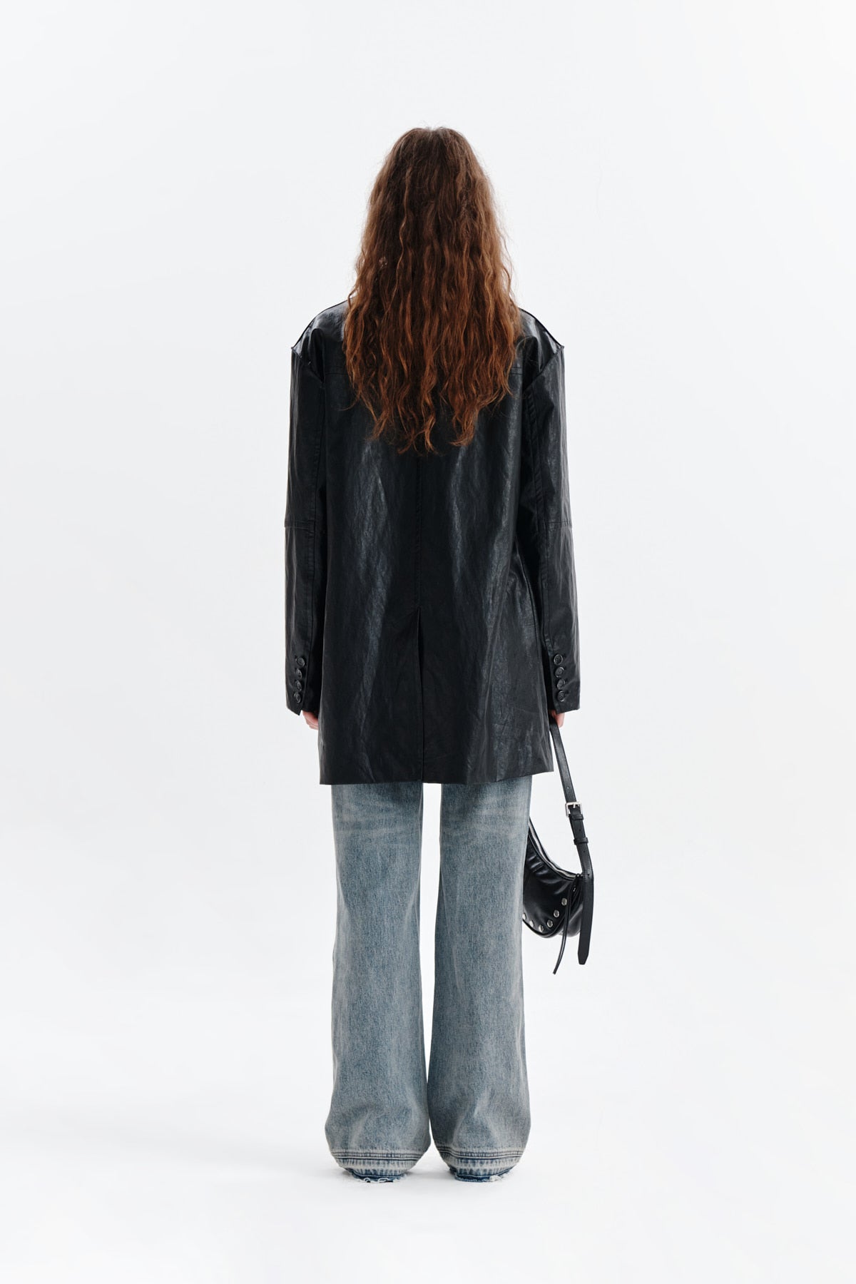 Matin Kim - Semi Boots Cut Damage Denim Pants (Light Blue) product image 7 | TRAB K-Fashion Australia