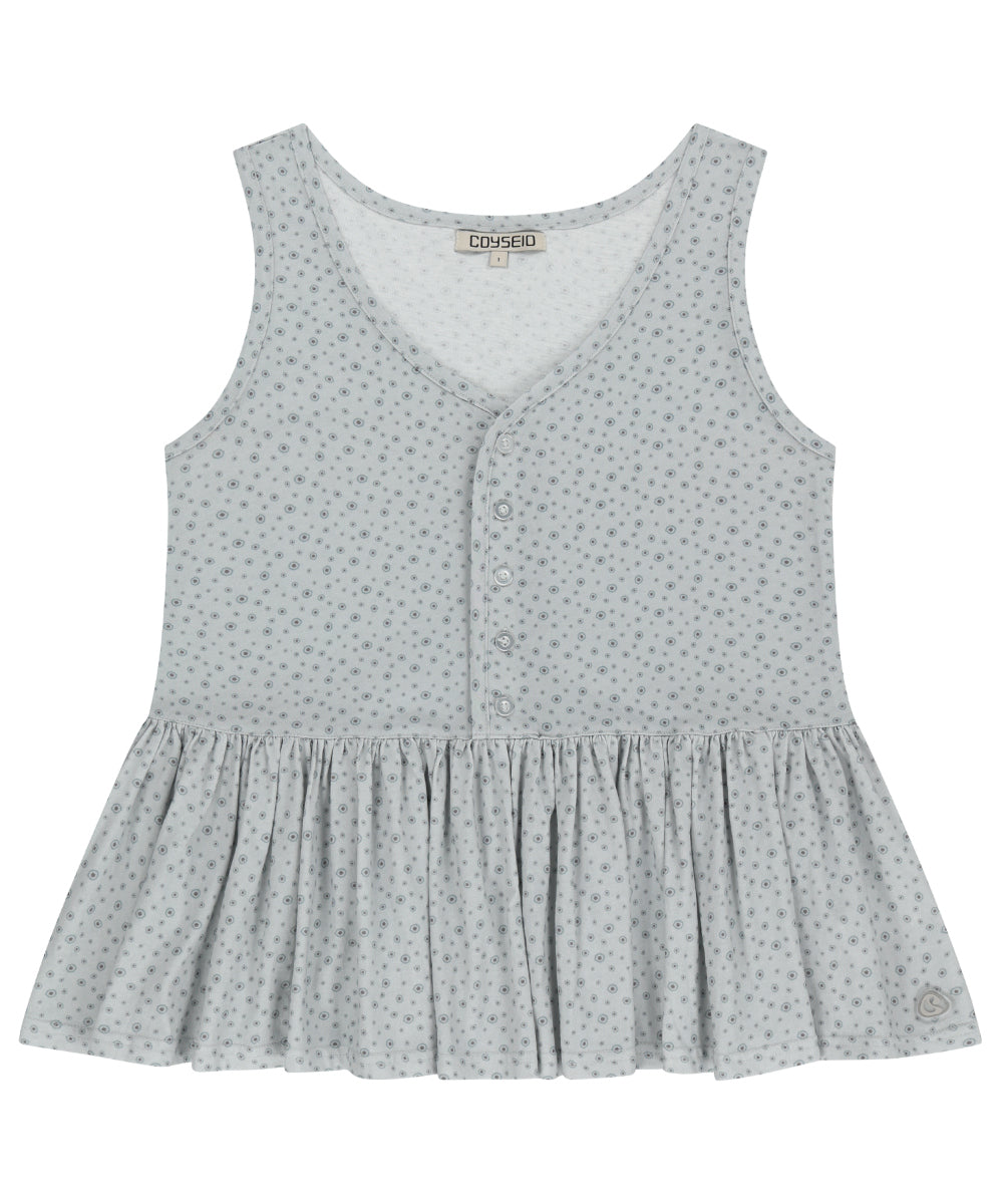 Coyseio - Dudu Ruffle Sleeveless (Ice Grey) product image 12 | TRAB K-Fashion Australia