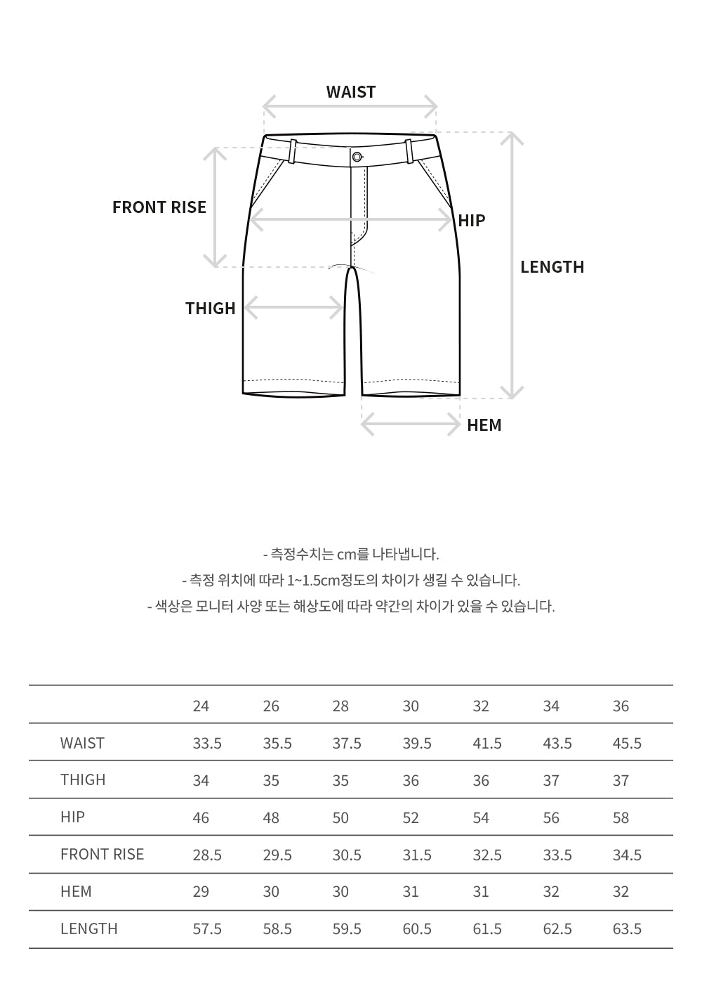 Andersson Bell - Unisex Denim Trompe L`oeil Double Knee Shorts (Blue) product image 12 | TRAB K-Fashion Australia
