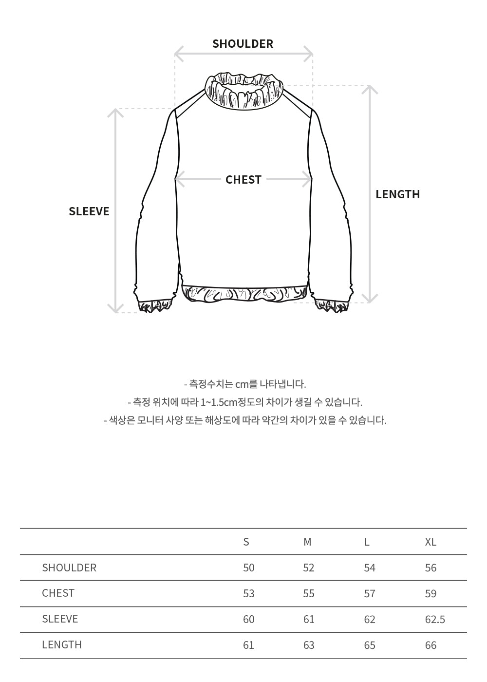 Andersson Bell - Flower Rib Crew-Neck Sweater (Black) product image 11 | TRAB K-Fashion Australia