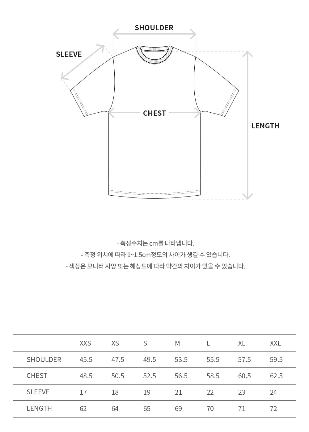 Andersson Bell - Unisex Heart Kelly Logo T-Shirts (White) product image 13 | TRAB K-Fashion Australia
