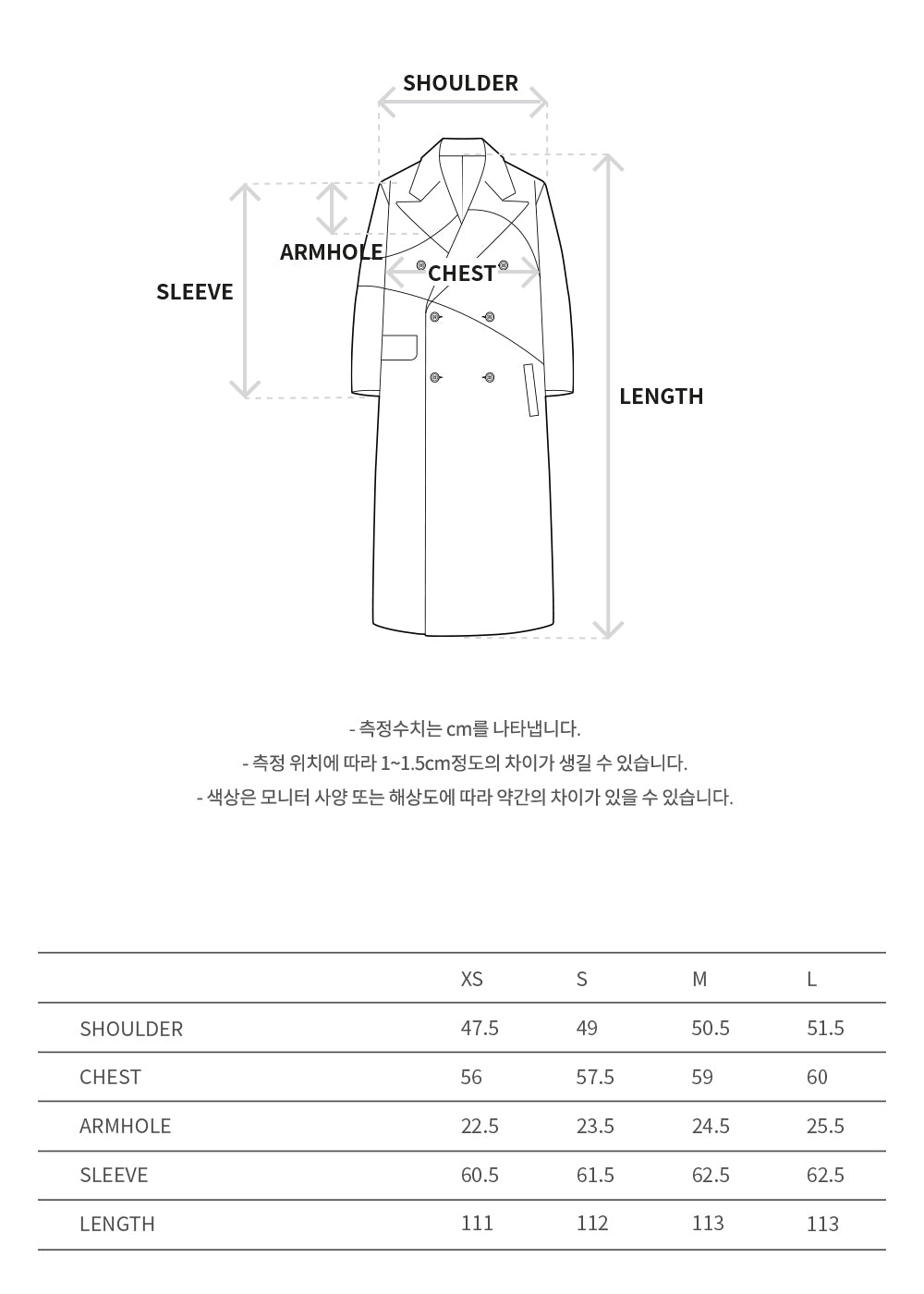 Andersson Bell - Panni Custom-Like Coat (Blue) product image 10 | TRAB K-Fashion Australia
