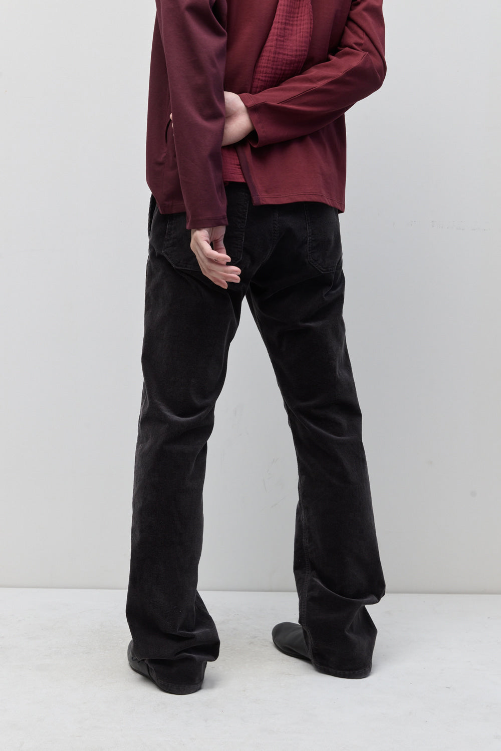 Hatchingroom - Flare Pants Corduroy (Washed Purple Charcoal) product image 13 | TRAB K-Fashion Australia