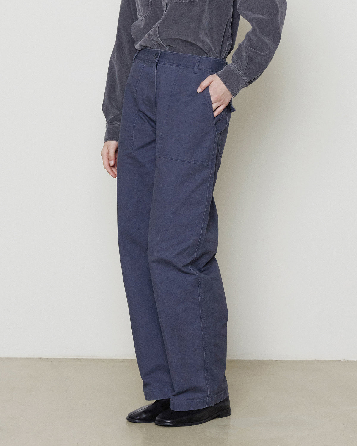 Brownyard - Wide Fatigue Pants (Washed Navy) product image 4 | TRAB K-Fashion Australia