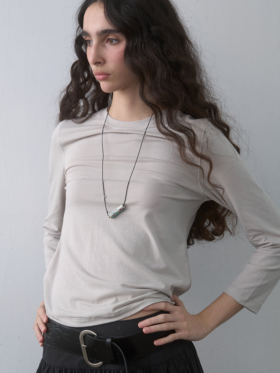Kijun - Essential Mid Sleeve Tee (4Colors) product image 12 | TRAB K-Fashion Australia