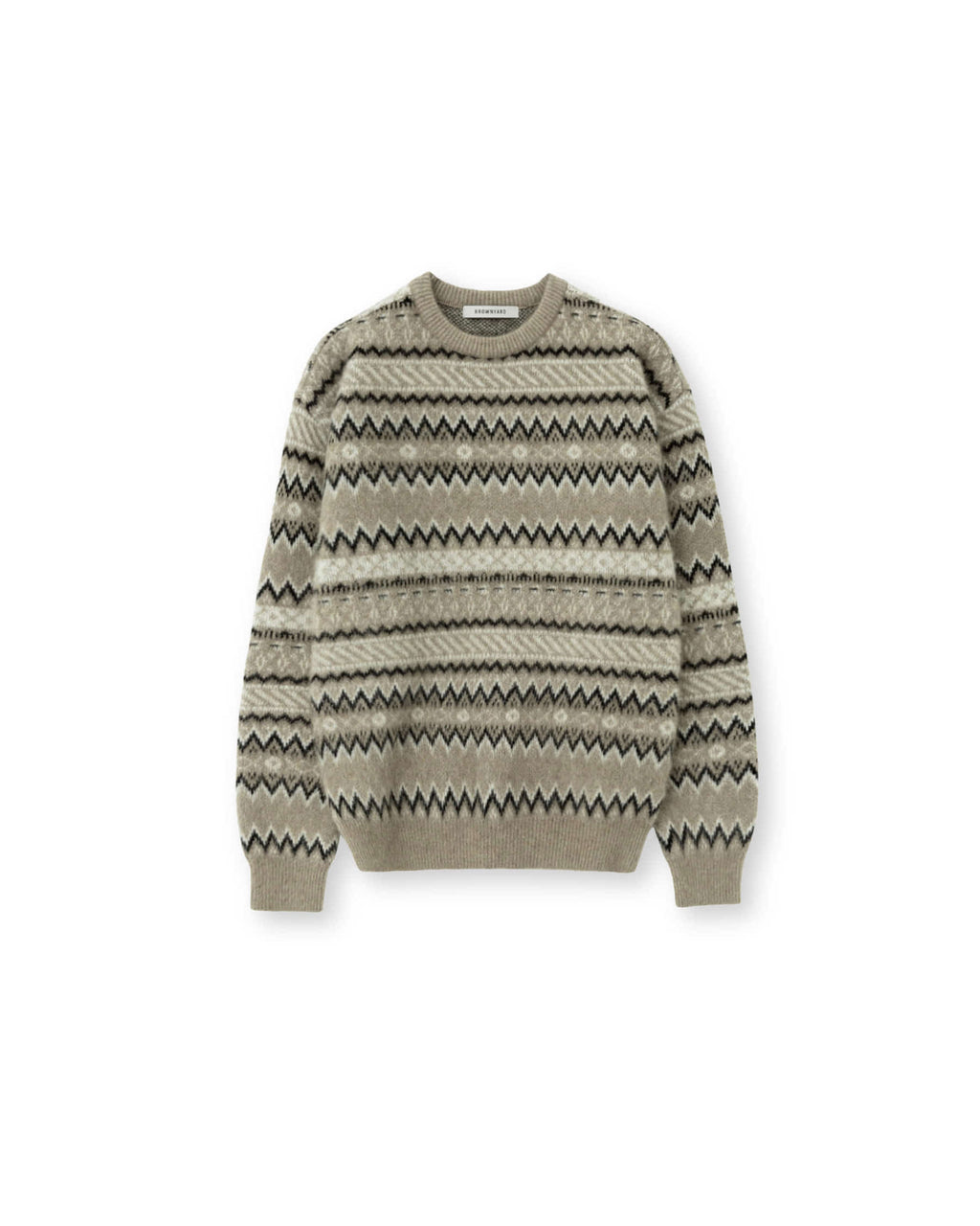 Brownyard - Fair Isle Sweater (Beige) product image 3 | TRAB K-Fashion Australia
