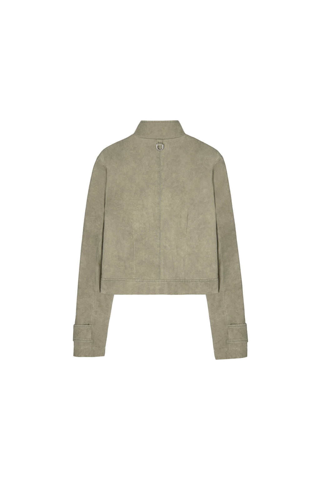 Matin Kim - Washed Slim Biker Jumper (Light Khaki) product image 2 | TRAB K-Fashion Australia