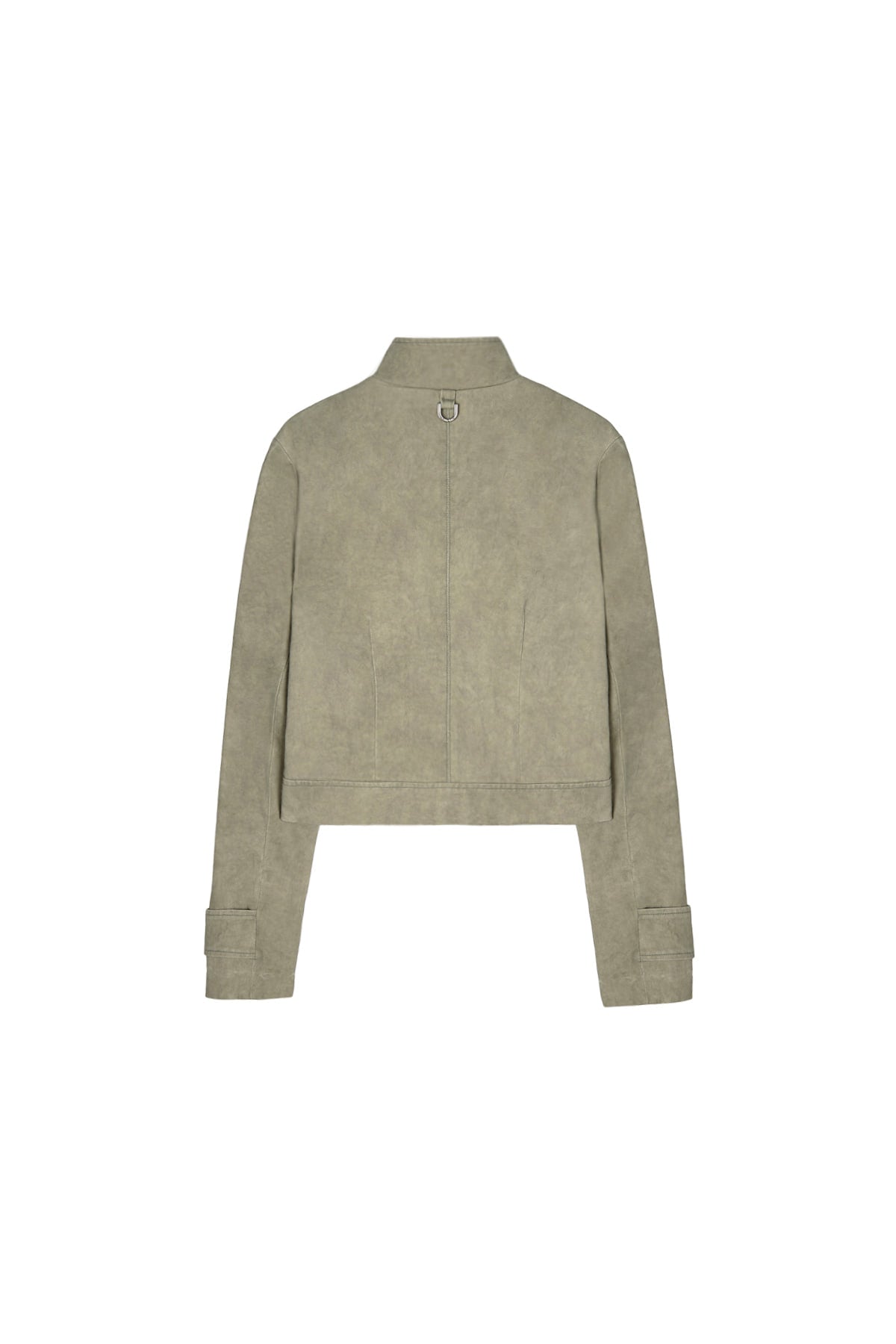 Matin Kim - Washed Slim Biker Jumper (Light Khaki) product image 2 | TRAB K-Fashion Australia