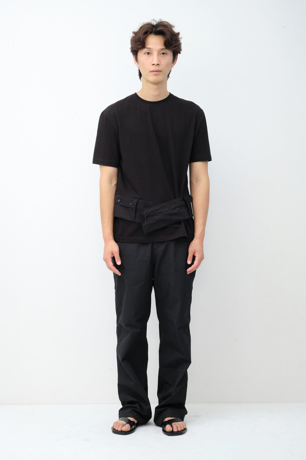 Hatchingroom - Belted Tee (Black) product image 2 | TRAB K-Fashion Australia