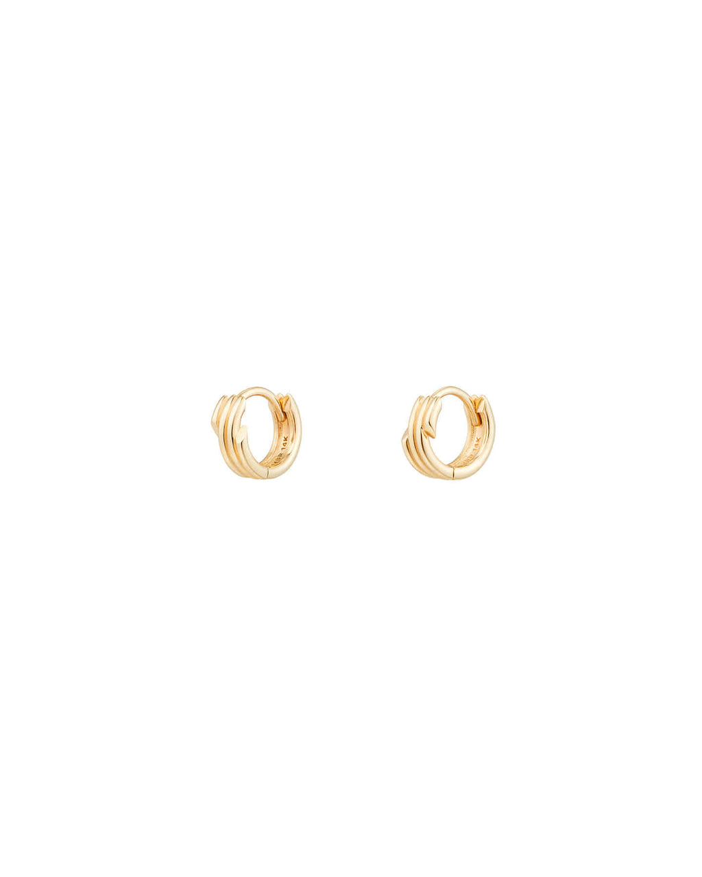 Numbering - Coil Signature Earrings / 3 turns - mini #2101 product image 5 | TRAB K-Fashion Australia