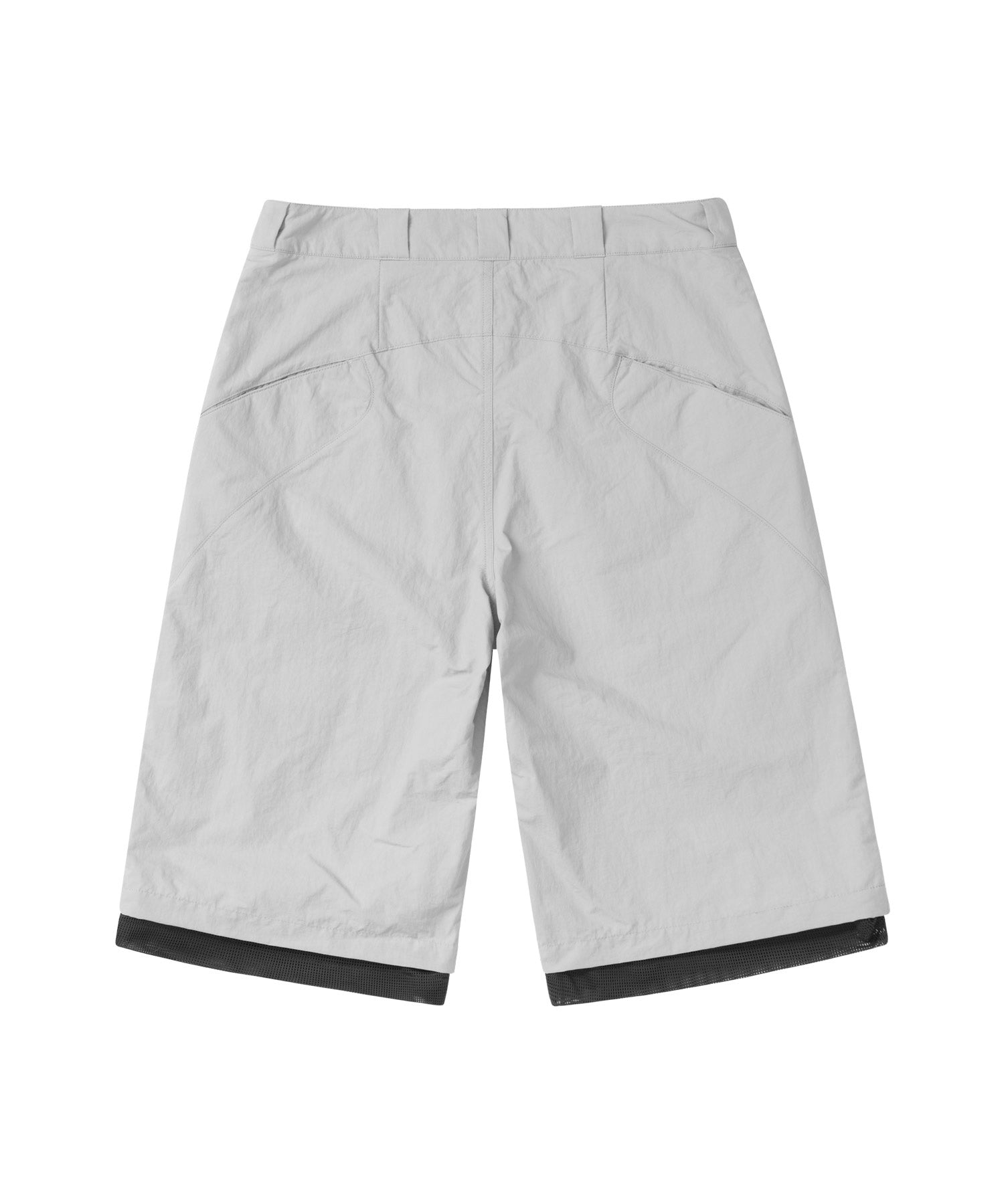 San San Gear - Cut Off Mesh Shorts (Grey) product image 5 | TRAB K-Fashion Australia