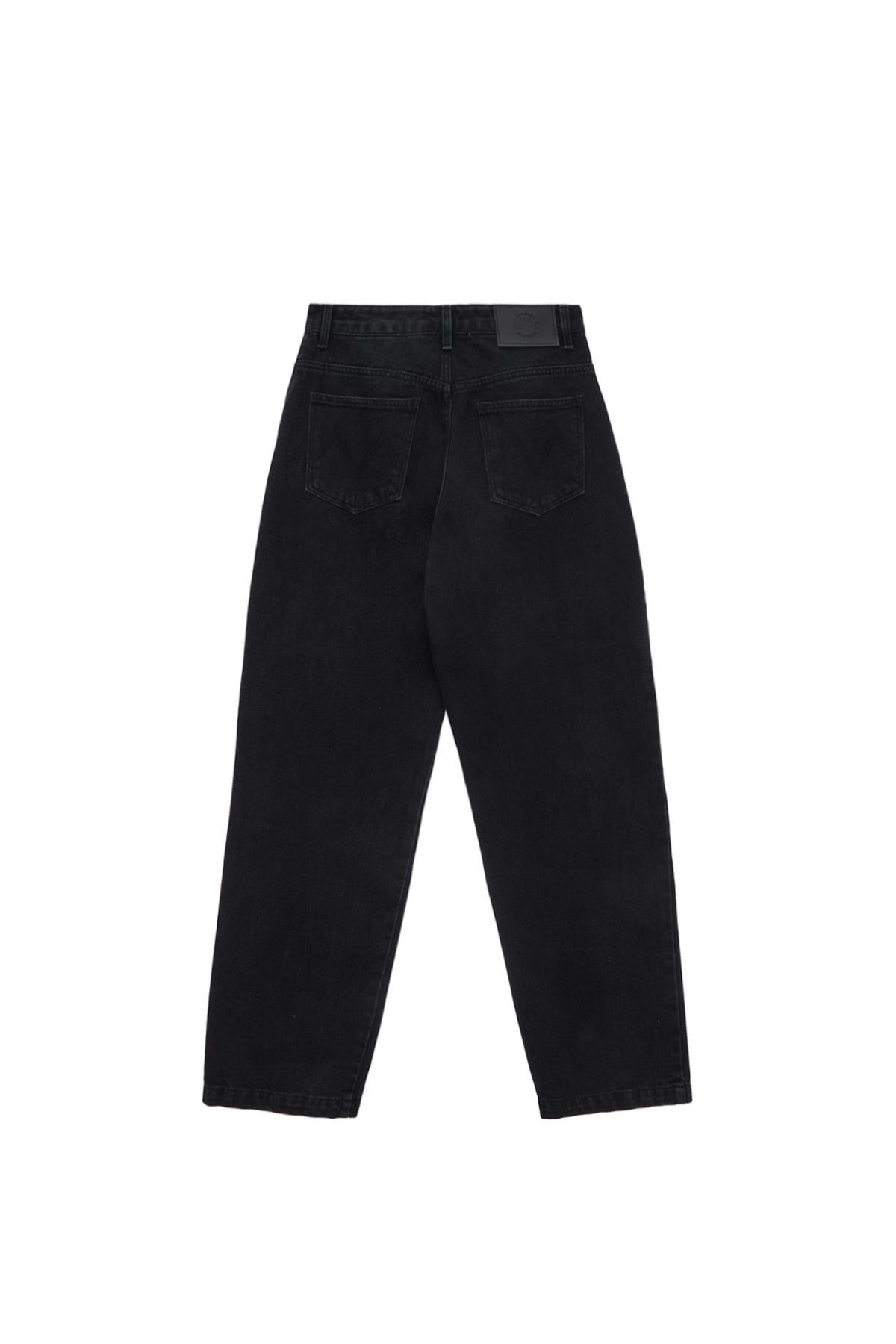 Matin Kim - Knee Pocket Damage Denim Pants (Black) product image 2 | TRAB K-Fashion Australia