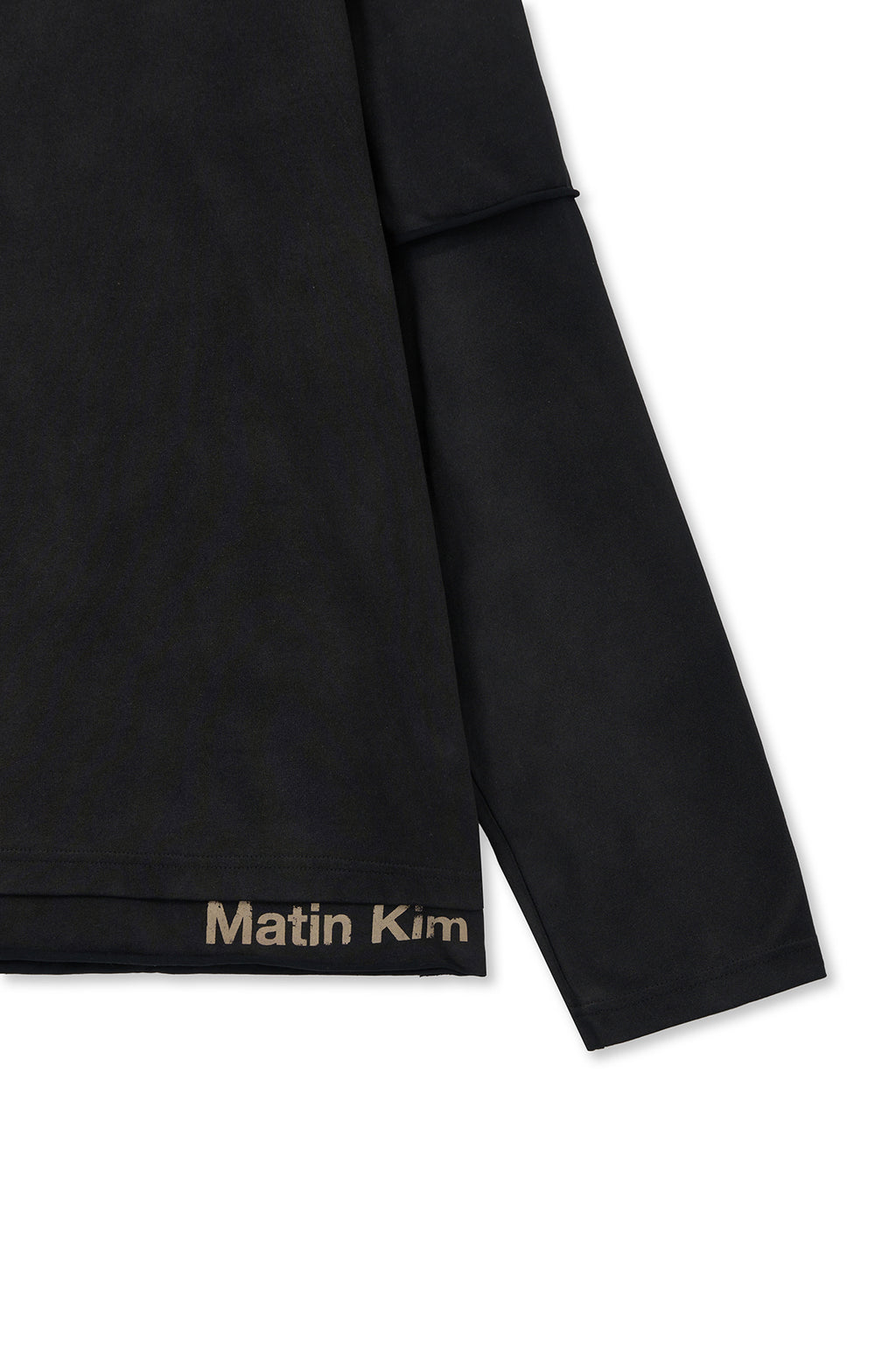 Matin Kim - Spray Effect Layered Top (Black) product image 3 | TRAB K-Fashion Australia