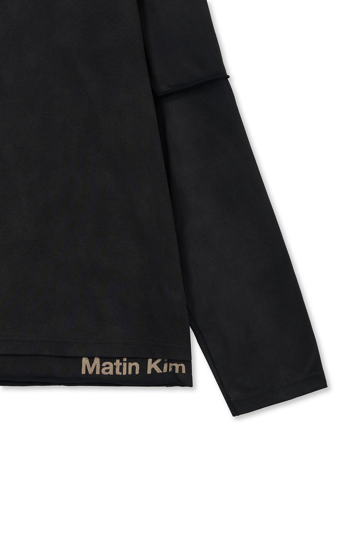Matin Kim - Spray Effect Layered Top (Black) product image 3 | TRAB K-Fashion Australia