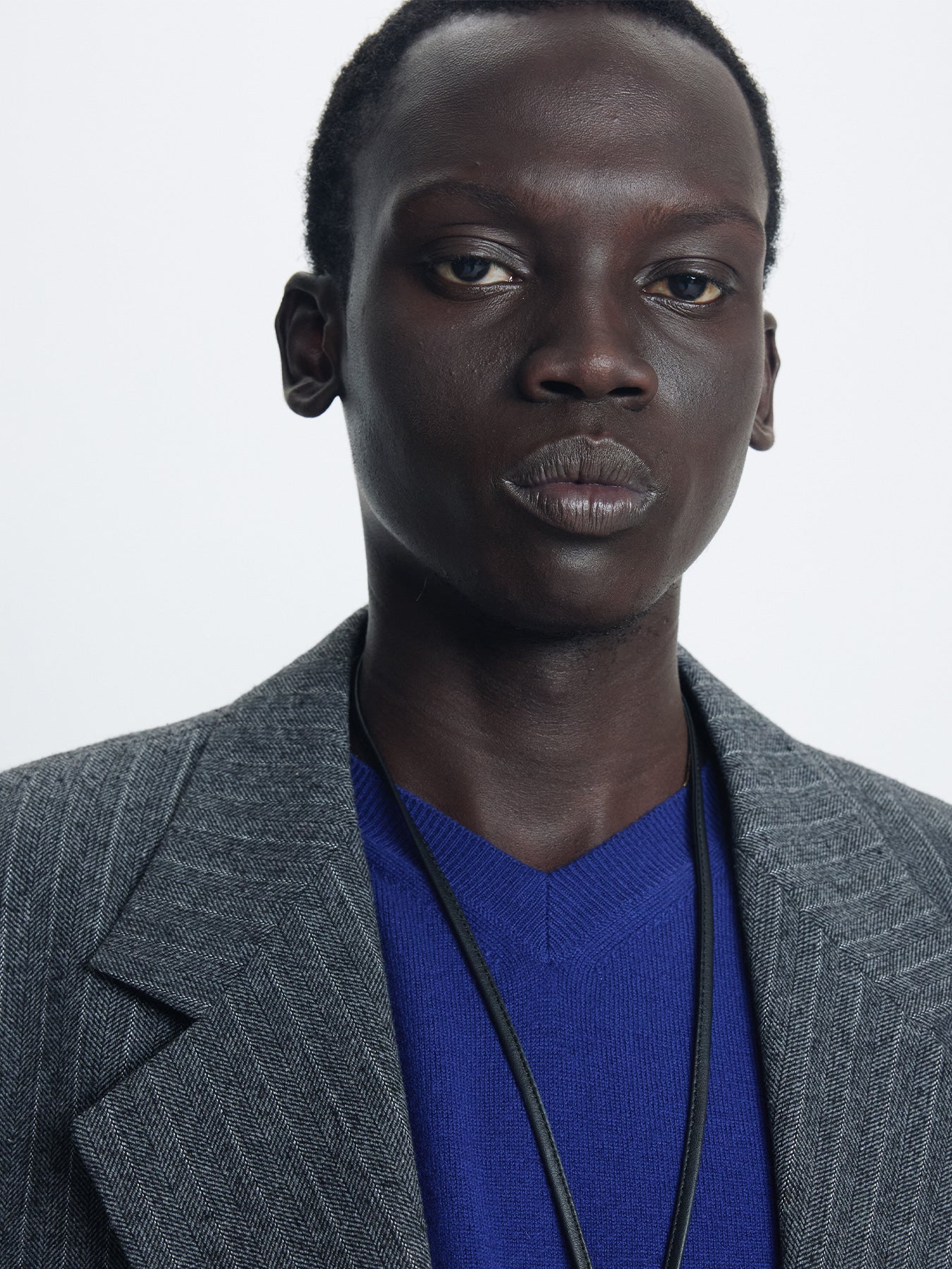 Tonywack - Super Fine Merino Wool Distressed V- Neck Knit (Navy) product image 7 | TRAB K-Fashion Australia