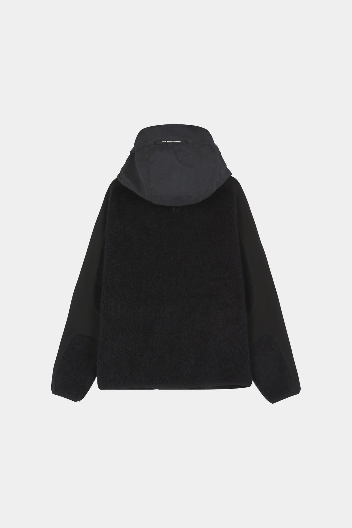 Andersson Bell - Orte Terry Half Zip Up Hoodie (Black) product image 9 | TRAB K-Fashion Australia