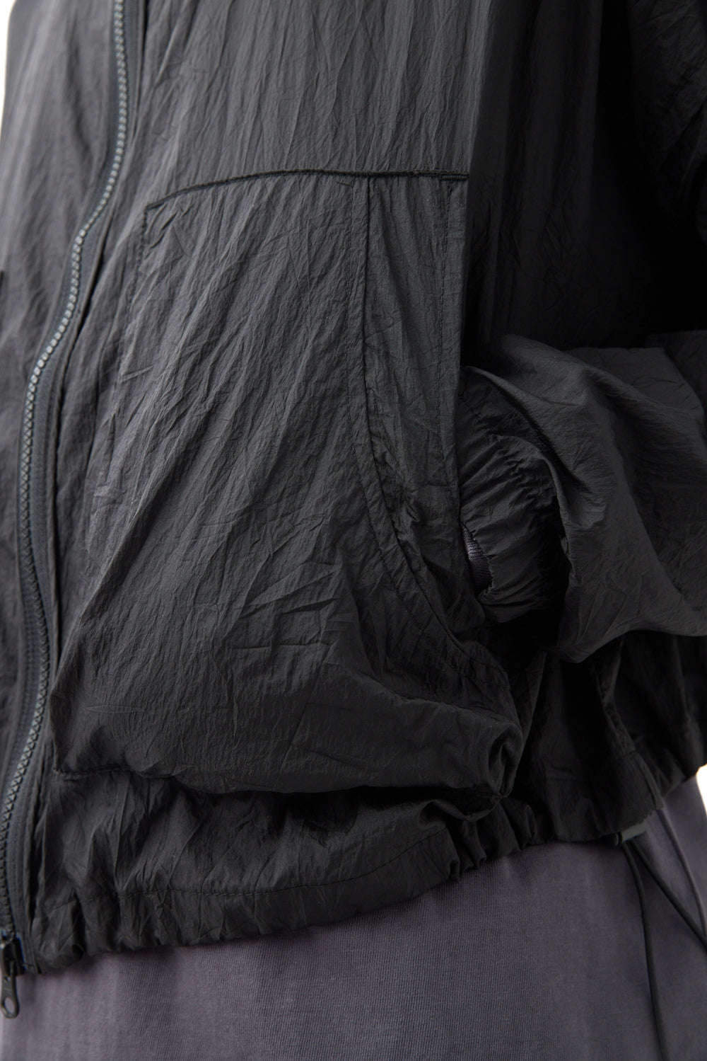 Hatchingroom - Bolero Jacket Creased (Black) product image 3 | TRAB K-Fashion Australia