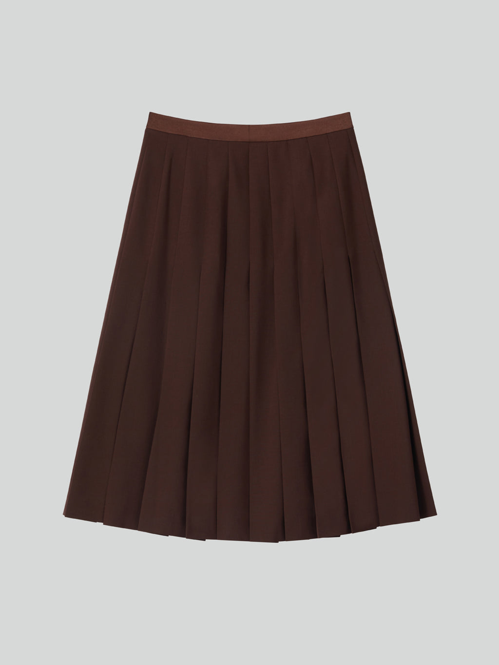Recto - Pleated Wrap Skirt (Vintage Brown) product image 10 | TRAB K-Fashion Australia