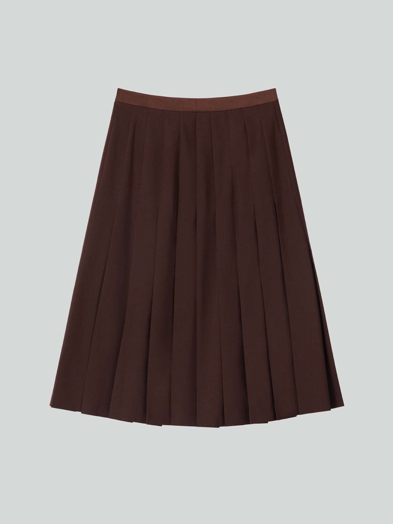 Recto - Pleated Wrap Skirt (Vintage Brown) product image 10 | TRAB K-Fashion Australia