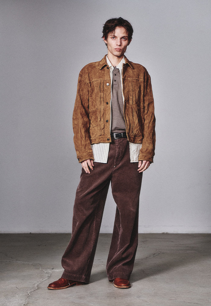 Art if acts - Washed Suede Trucker (Camel) product image 5 | TRAB K-Fashion Australia