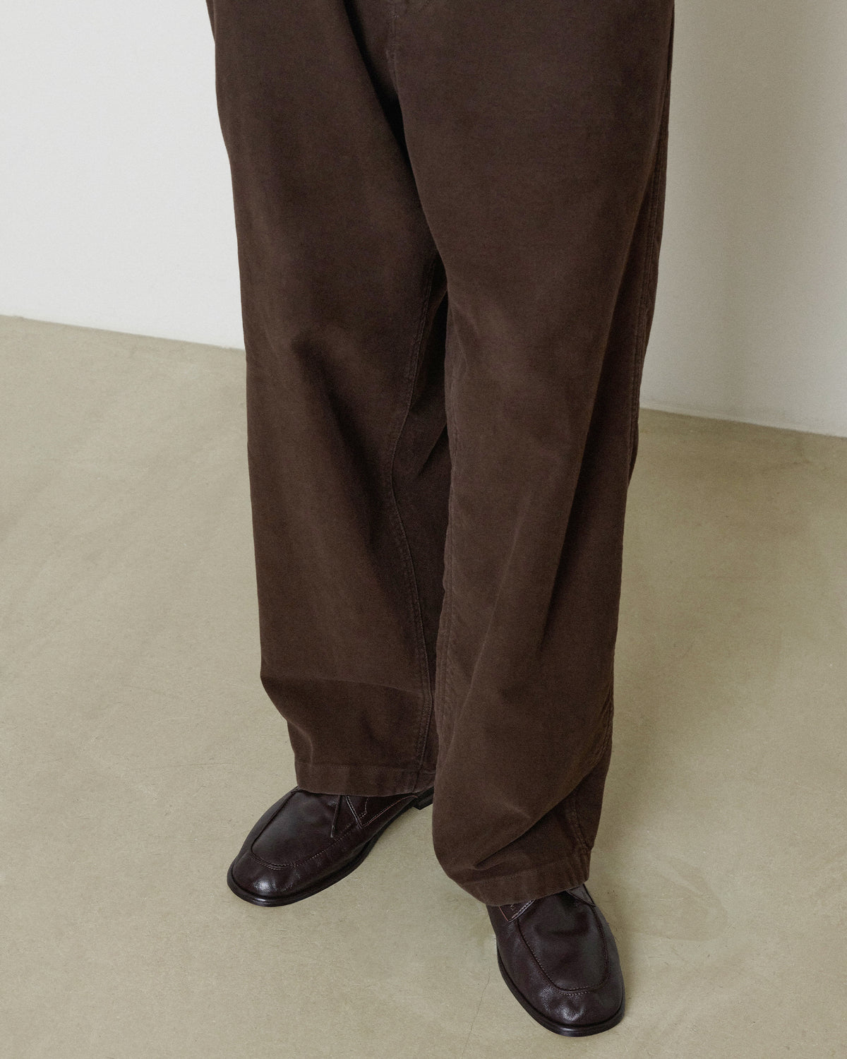 Brownyard - Moleskin French Work Pants (Dark Brown) product image 7 | TRAB K-Fashion Australia