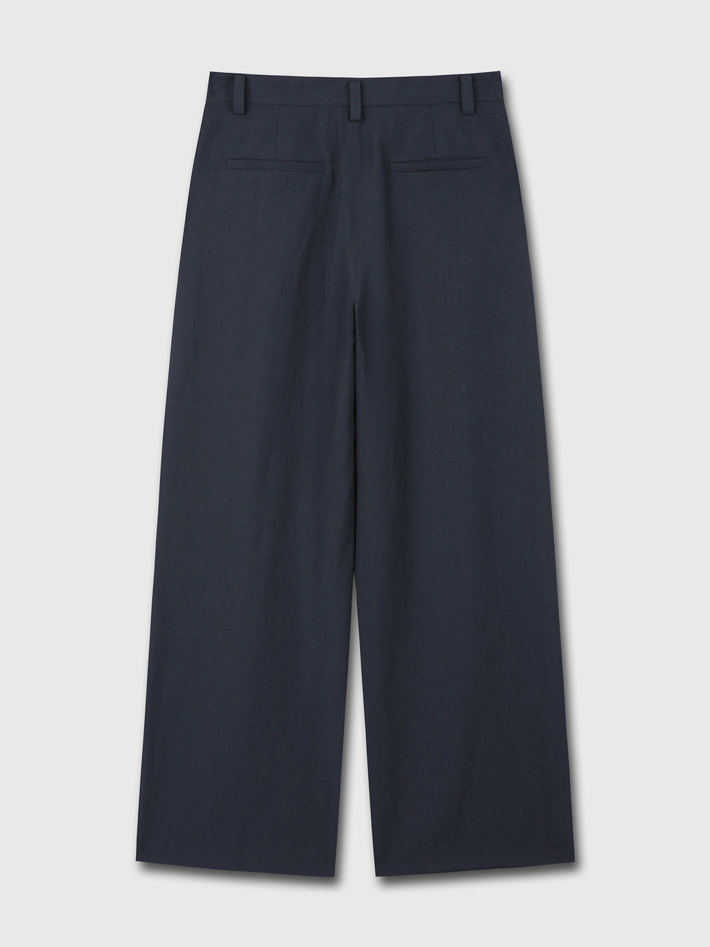 Tonywack - Linen Two Pleats Wide Pants (Navy) product image 7 | TRAB K-Fashion Australia