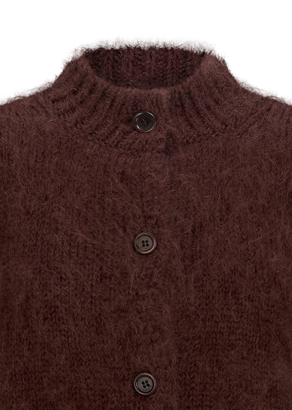 Amomento - mohair bulky cardigan (Brown) product image 10 | TRAB K-Fashion Australia