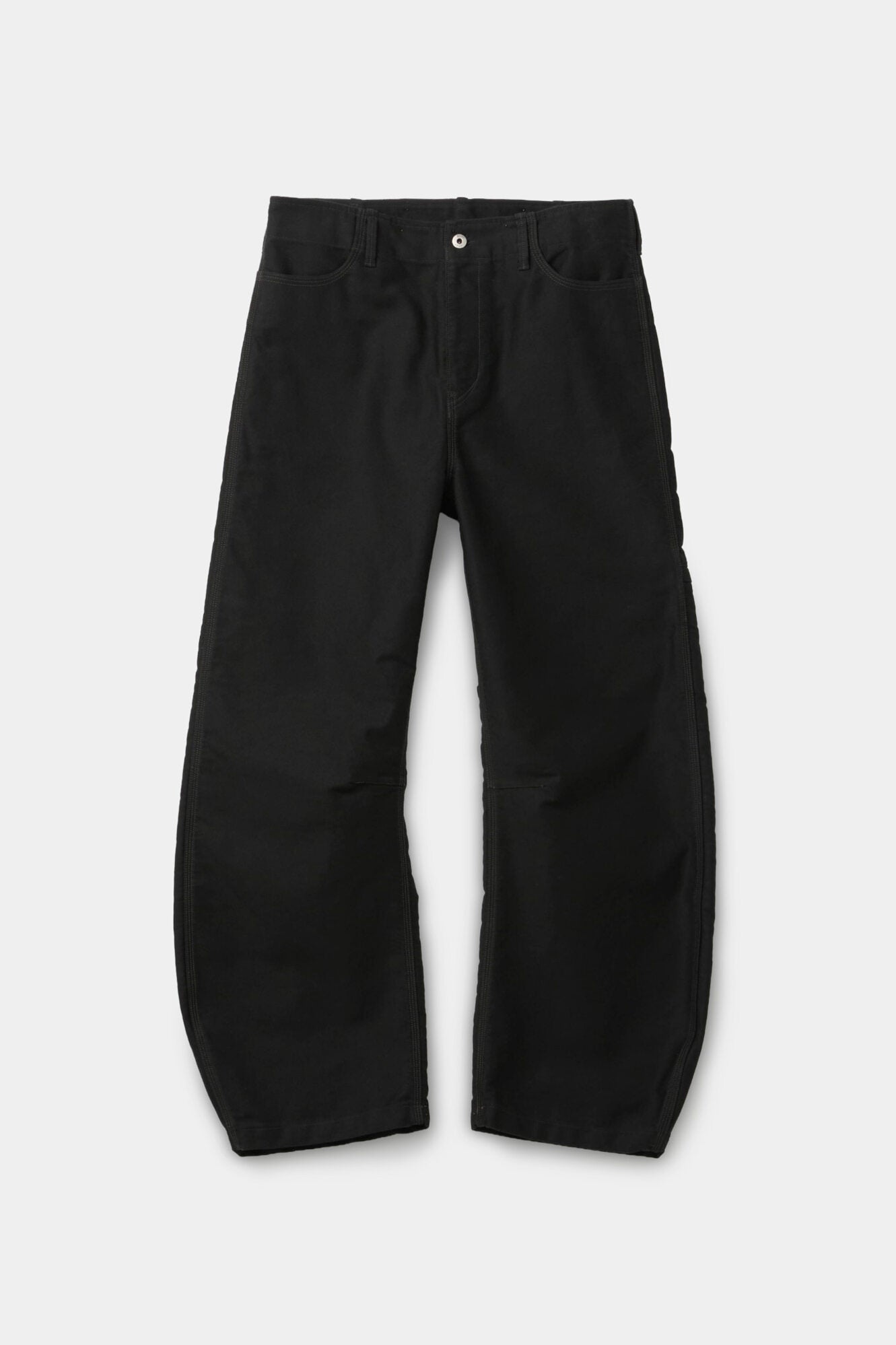 Coor - Deep Curved Jumbo Washed Pants (Washed Black) product image 1 | TRAB K-Fashion Australia