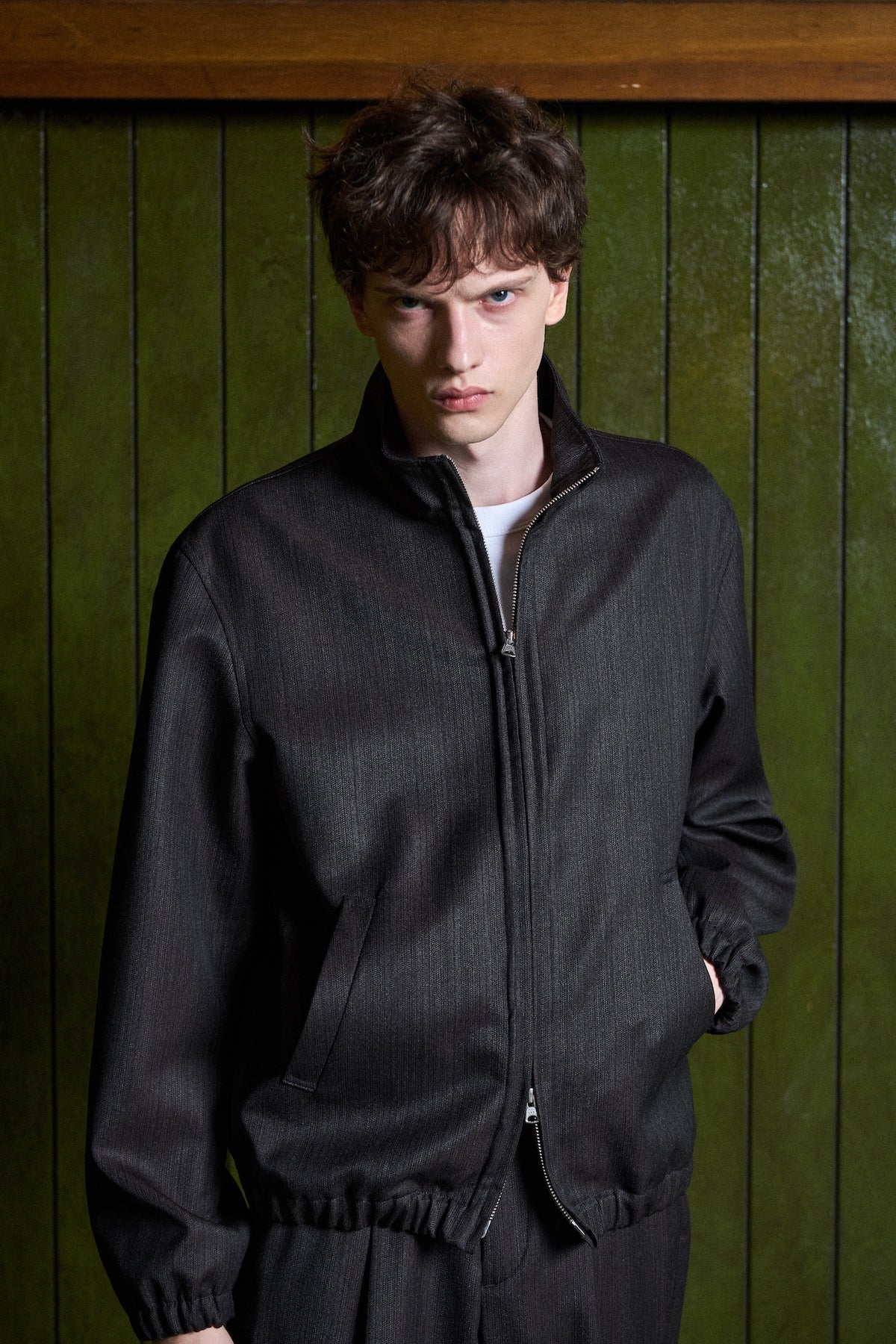STU - Shift High-neck Jacket (Charcoal) product image 12 | TRAB K-Fashion Australia