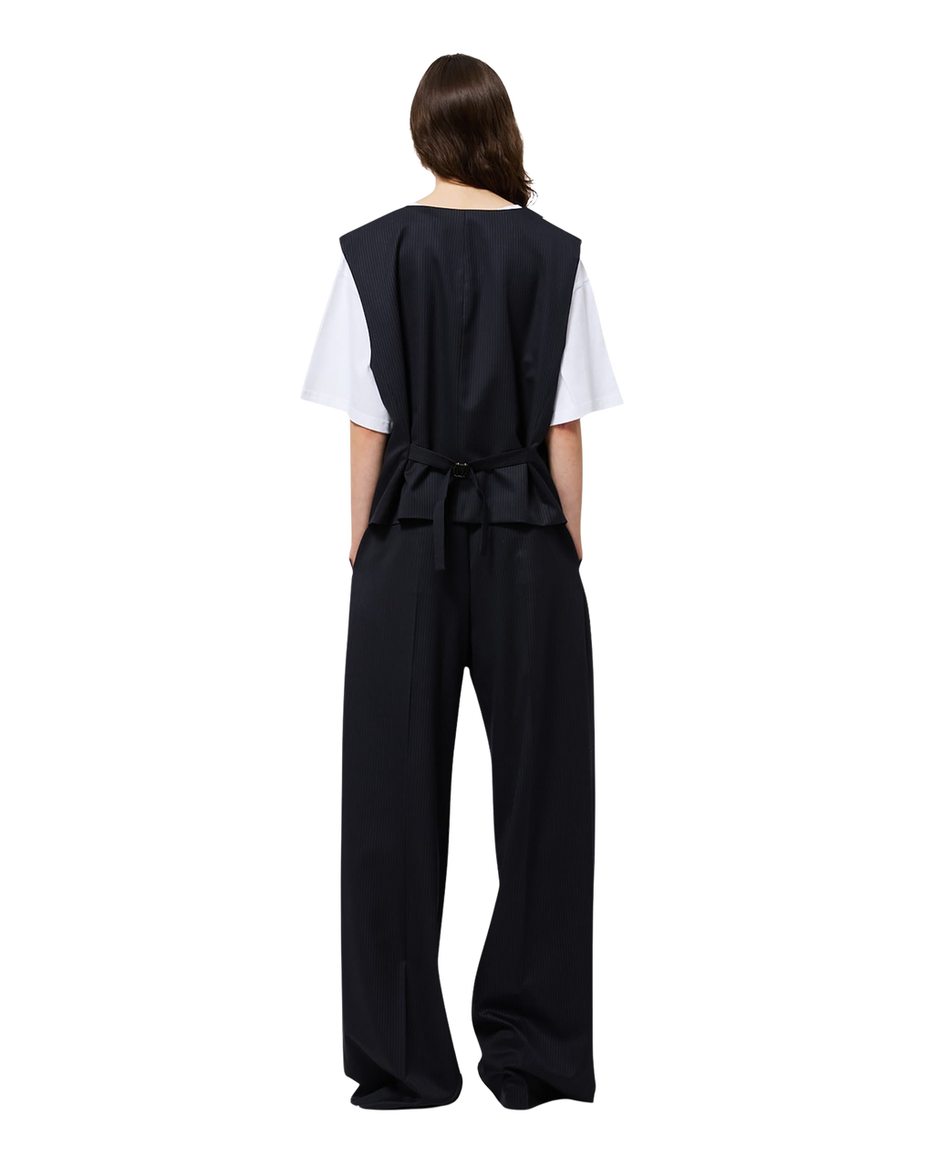 Kimhe Kim - Stripped Classic Vest (Navy) product image 5 | TRAB K-Fashion Australia