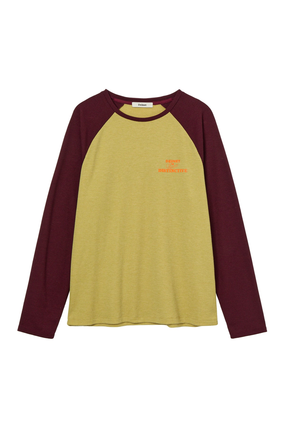 Deinet - Waffle Raglan Long Sleeve (Green) product image 1 | TRAB K-Fashion Australia