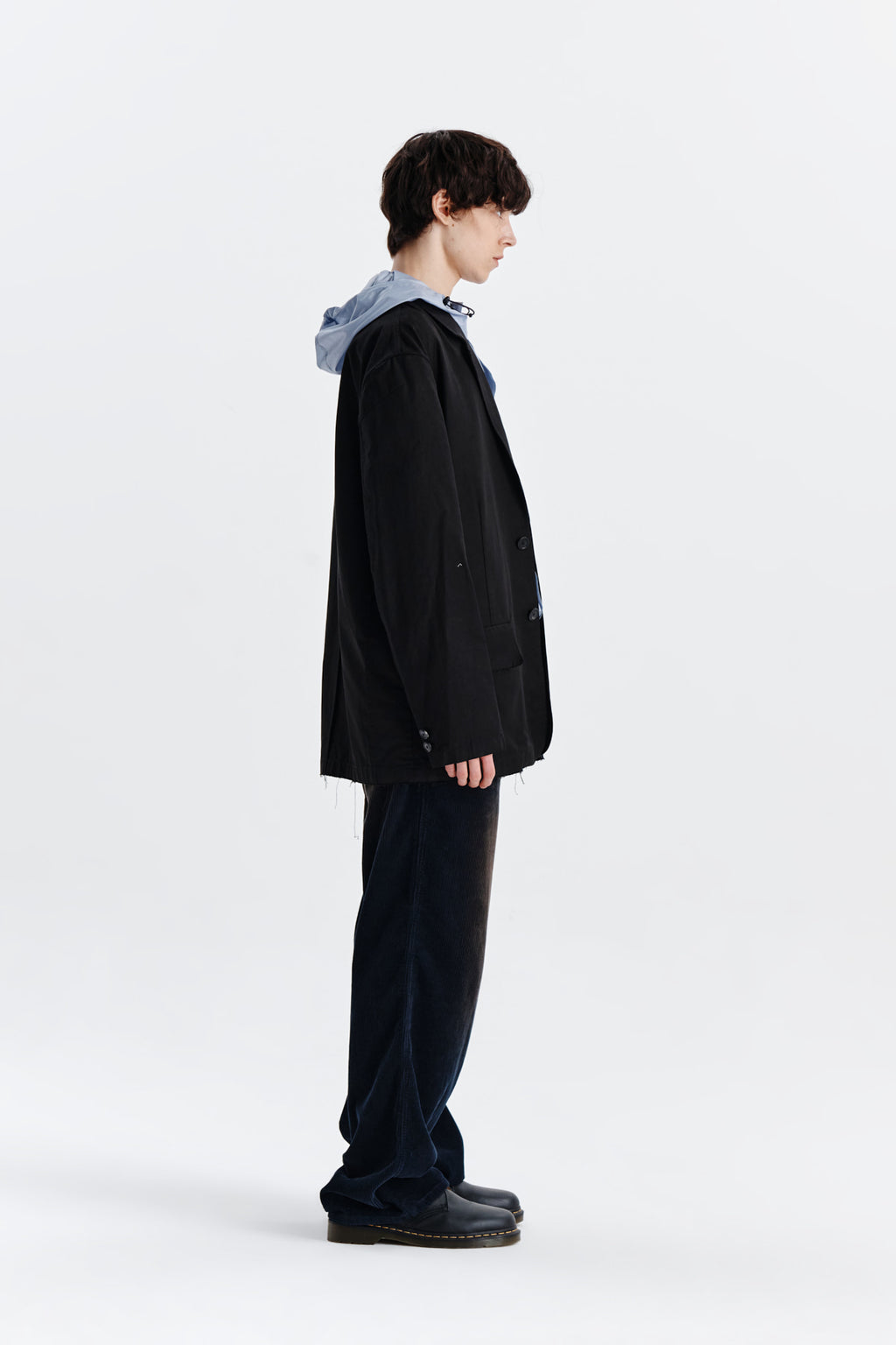 Matin Kim - Washed Corduroy Pants (Navy) product image 6 | TRAB K-Fashion Australia