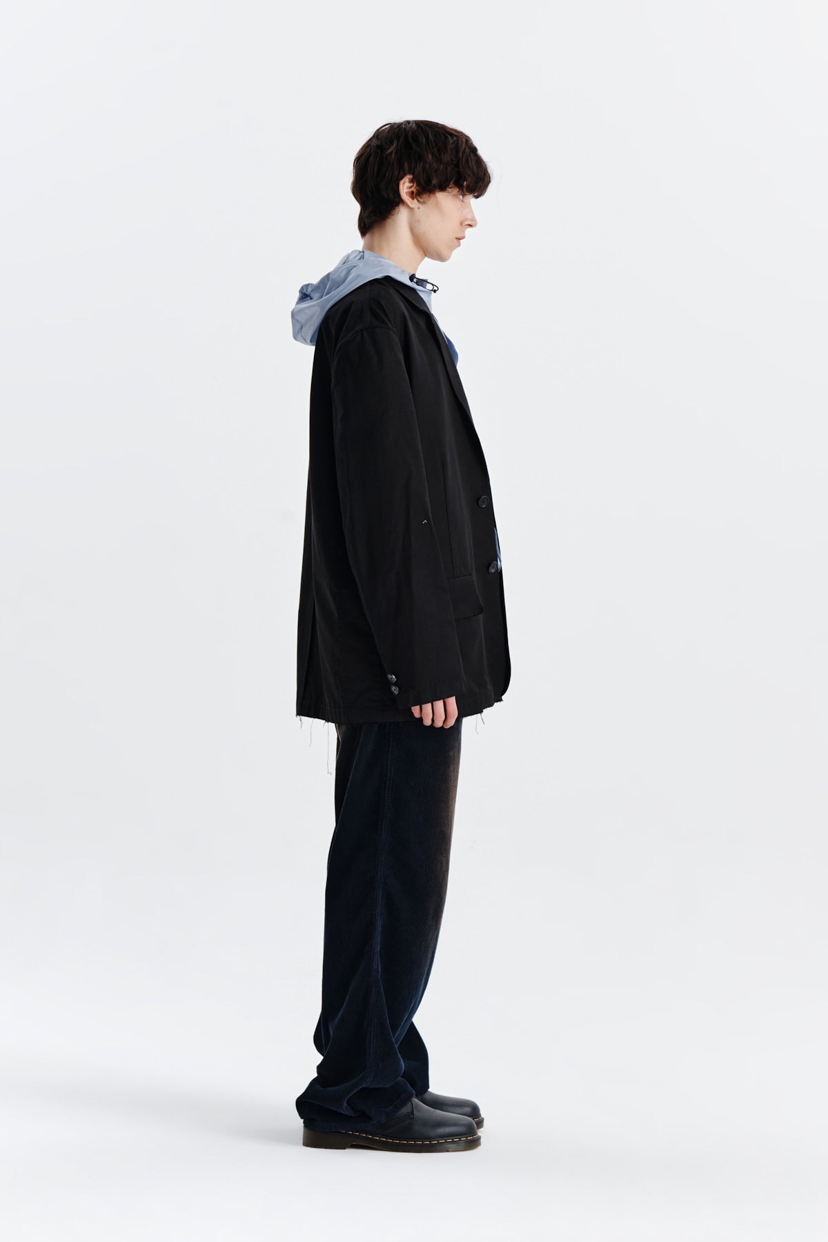 Matin Kim - Washed Corduroy Pants (Navy) product image 6 | TRAB K-Fashion Australia