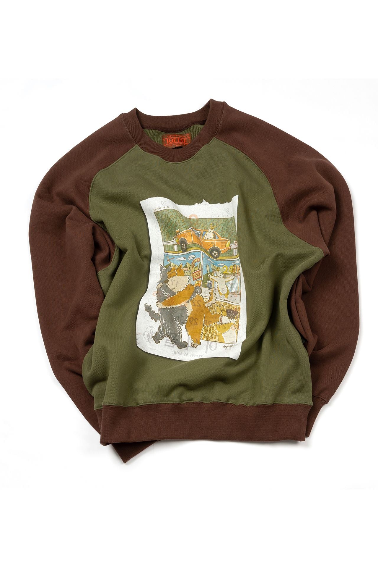 Ioedle - On The Way To Grandma’S House, Sweatshirt (Green) product image 1 | TRAB K-Fashion Australia