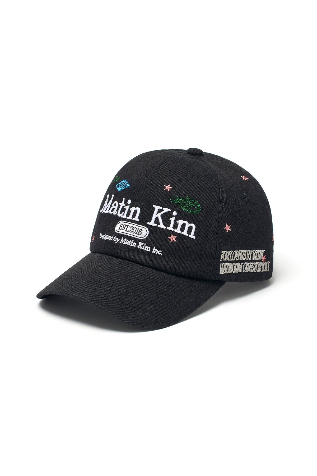 Matin Kim - Matin Logo Play Ball Cap (Black) product image 5 | TRAB K-Fashion Australia
