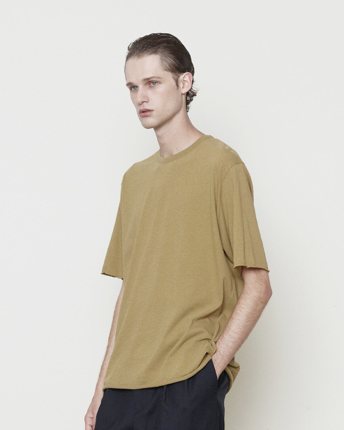Brownyard - Cut Off Half Sleeve (Khaki) product image 1 | TRAB K-Fashion Australia