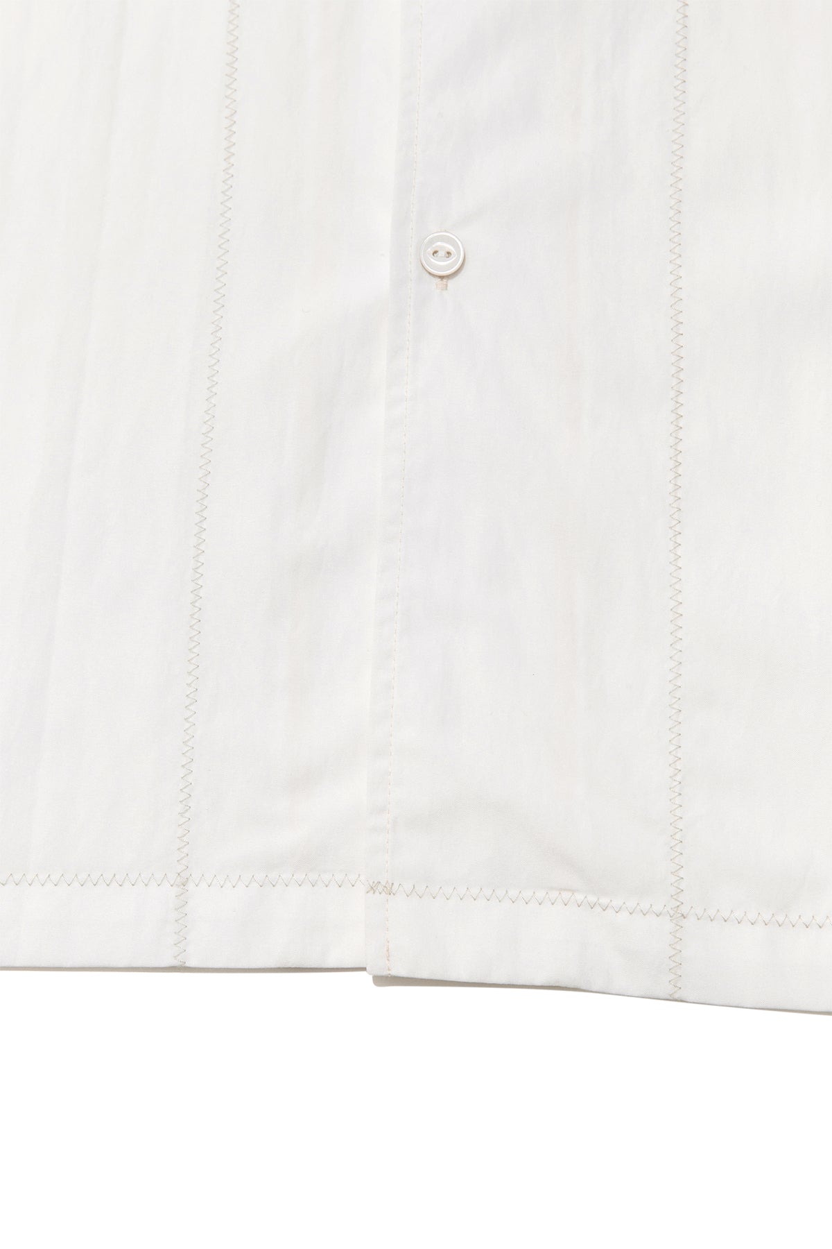 Matin Kim - Zigzag Stitch Point Shirt (White) product image 4 | TRAB K-Fashion Australia