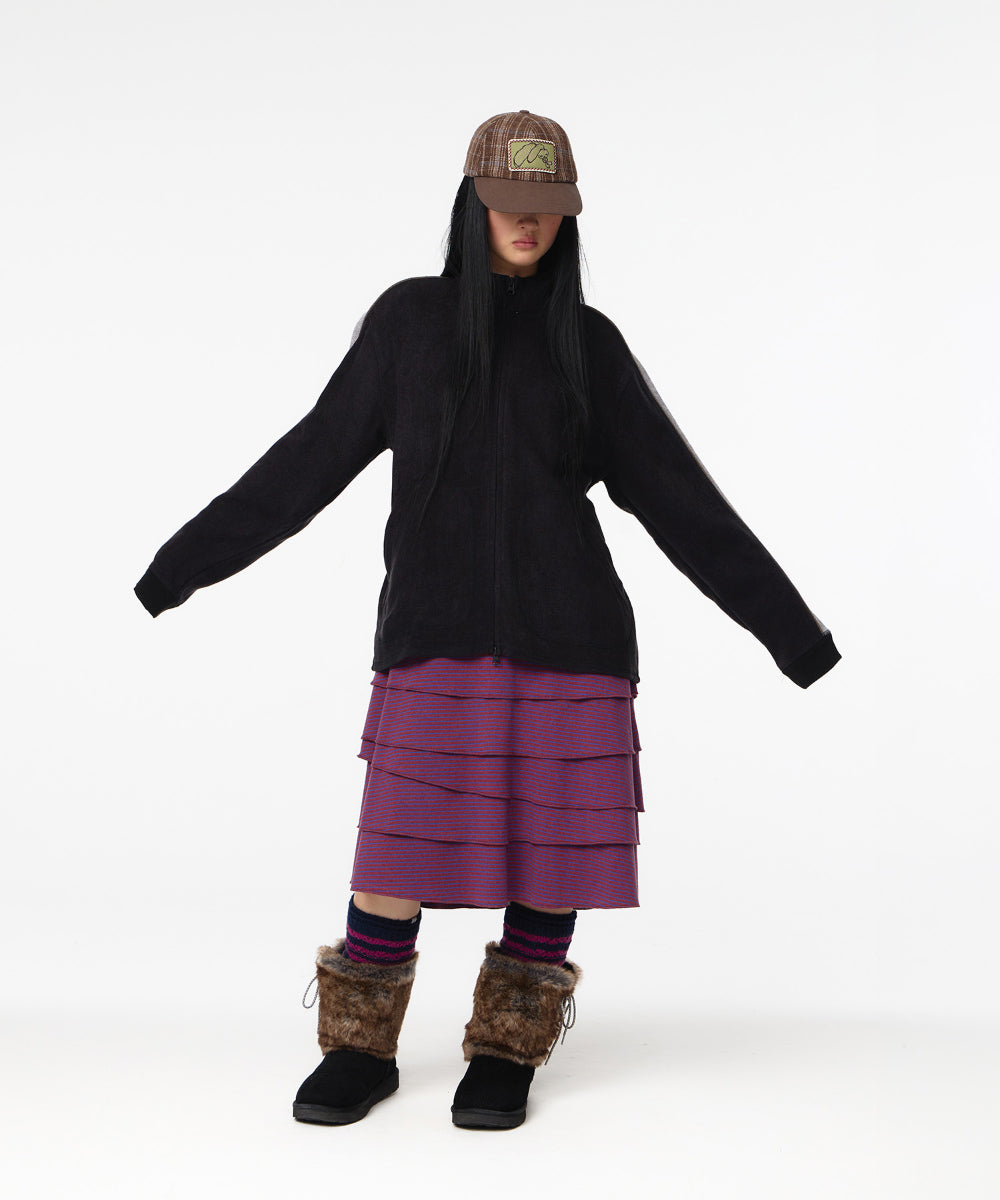 Coyseio - Peach Twill Jacket (Black) product image 5 | TRAB K-Fashion Australia