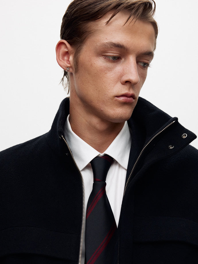 Tonywack - Wool And Cashmere Utility Blouson (Navy) product image 12 | TRAB K-Fashion Australia