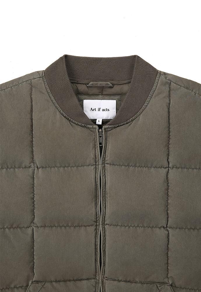Art if acts - Garment Washed Quilted Vest (Vintage Moss) product image 11 | TRAB K-Fashion Australia