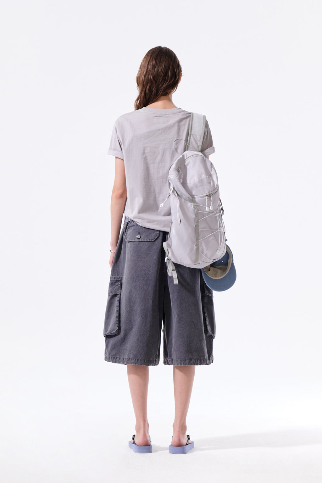 Matin Kim - Applique Felt Logo Top (Grey) product image 7 | TRAB K-Fashion Australia