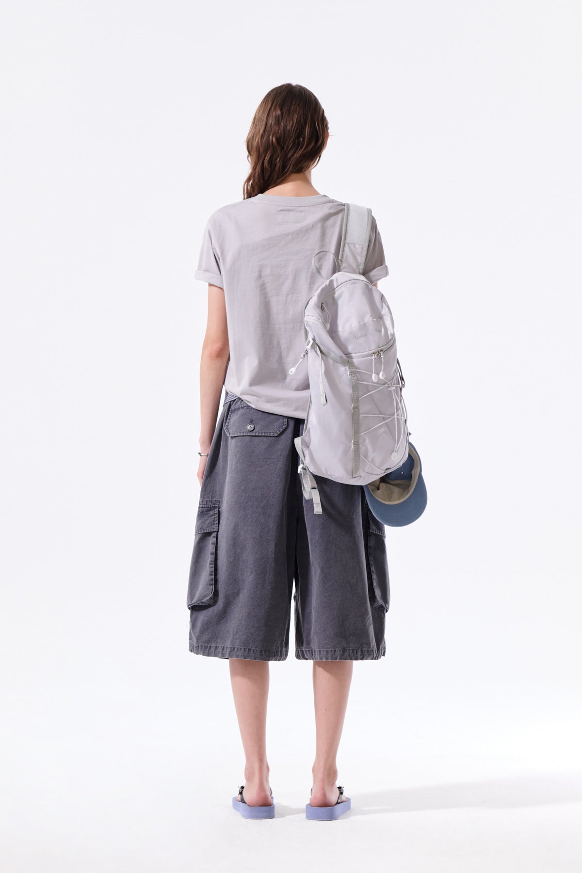Matin Kim - Applique Felt Logo Top (Grey) product image 7 | TRAB K-Fashion Australia