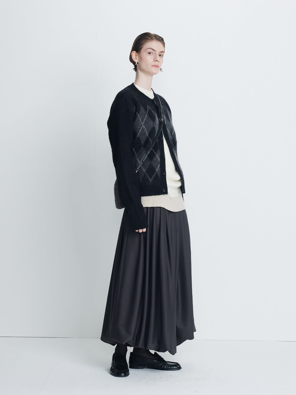 Tonywack - Wool Balloon Skirt (Charcoal) product image 7 | TRAB K-Fashion Australia