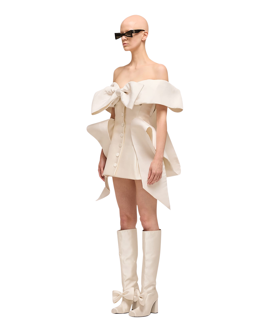 Kimhe Kim - Seraphim Mini Dress (White) product image 5 | TRAB K-Fashion Australia