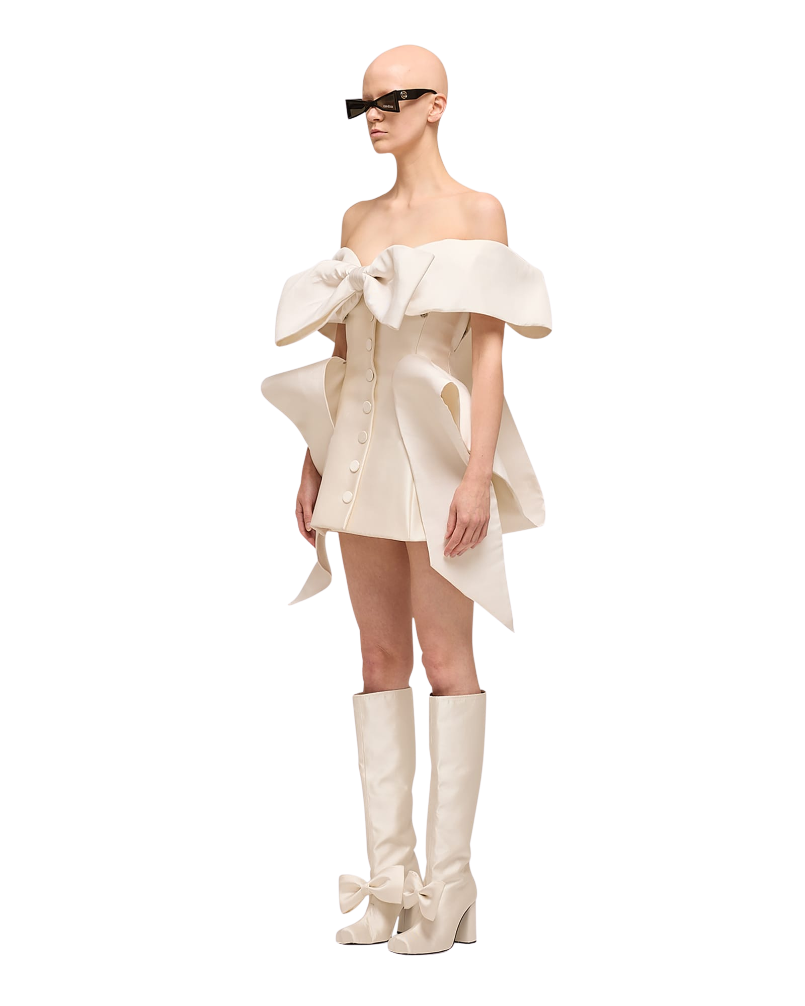 Kimhe Kim - Seraphim Mini Dress (White) product image 5 | TRAB K-Fashion Australia