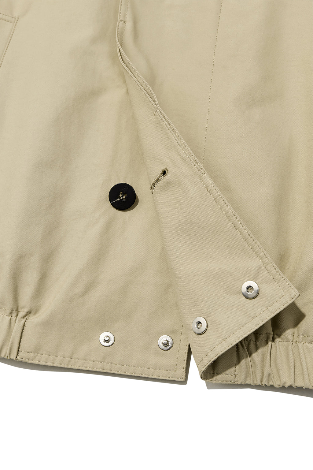 Matin Kim - Trench Bomber Jumper (Beige) product image 4 | TRAB K-Fashion Australia